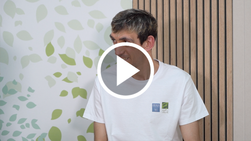 Jesús Ángel Arconadas 100% Natural visit. Triathlete and double world transplant champion