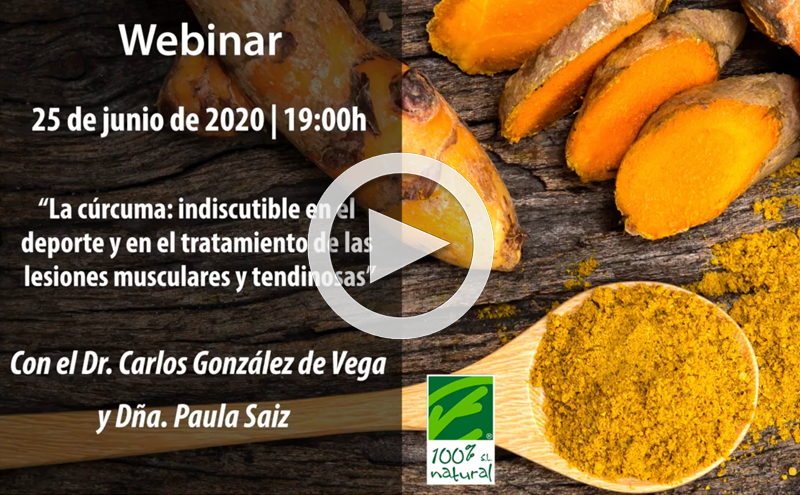 Webinar” Turmeric: undisputed in sports and in the treatment of muscle and tendon injuries”